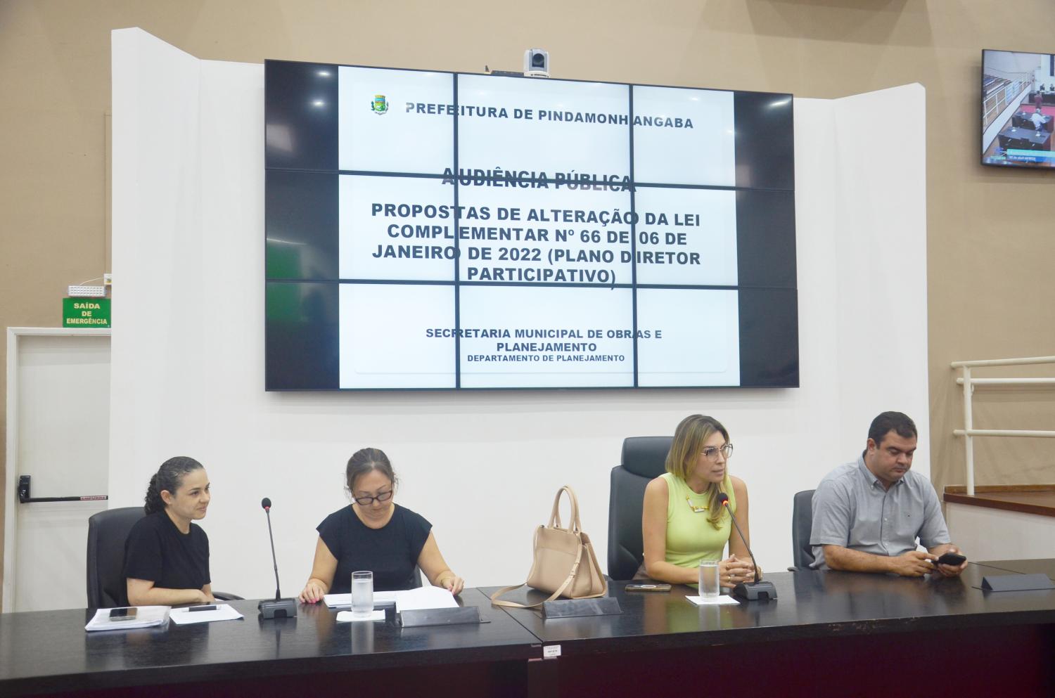 Audiência Pública sobre o Plano Diretor