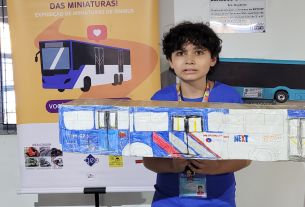 No mês de conscientização do autismo, a EMTU conta a história do pequeno Arthur, que é apaixonado por ônibus e se dedica aos modelos produzidos com papelão