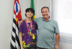 Medalha de ouro nacional na OBMEP – Olímpíada Brasileira de Matemática das Escolas Públicas