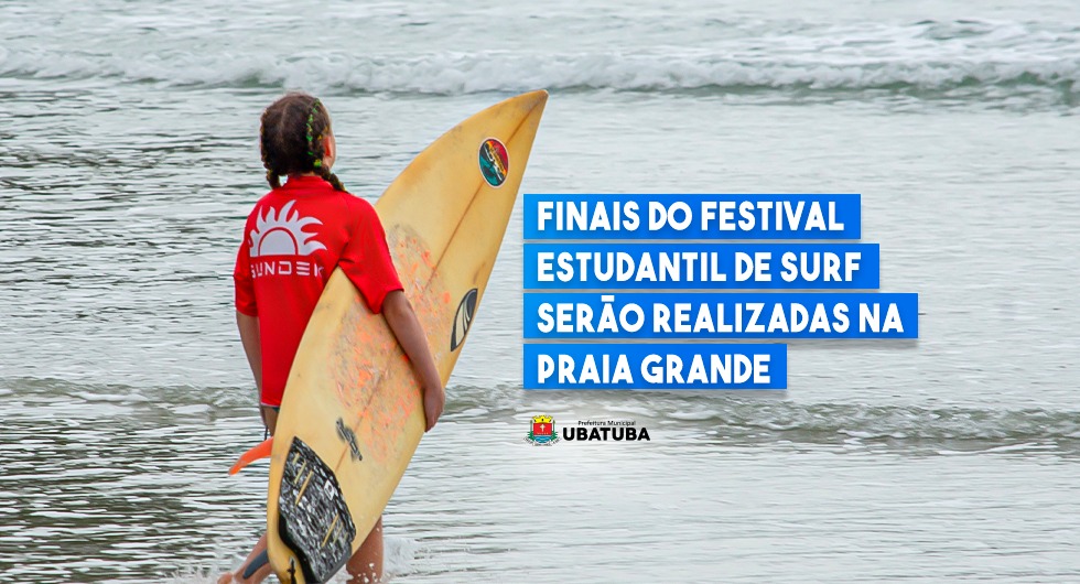 Finais do Festival Estudantil de Surf serão realizadas na Praia Grande – Prefeitura Municipal de Ubatuba
