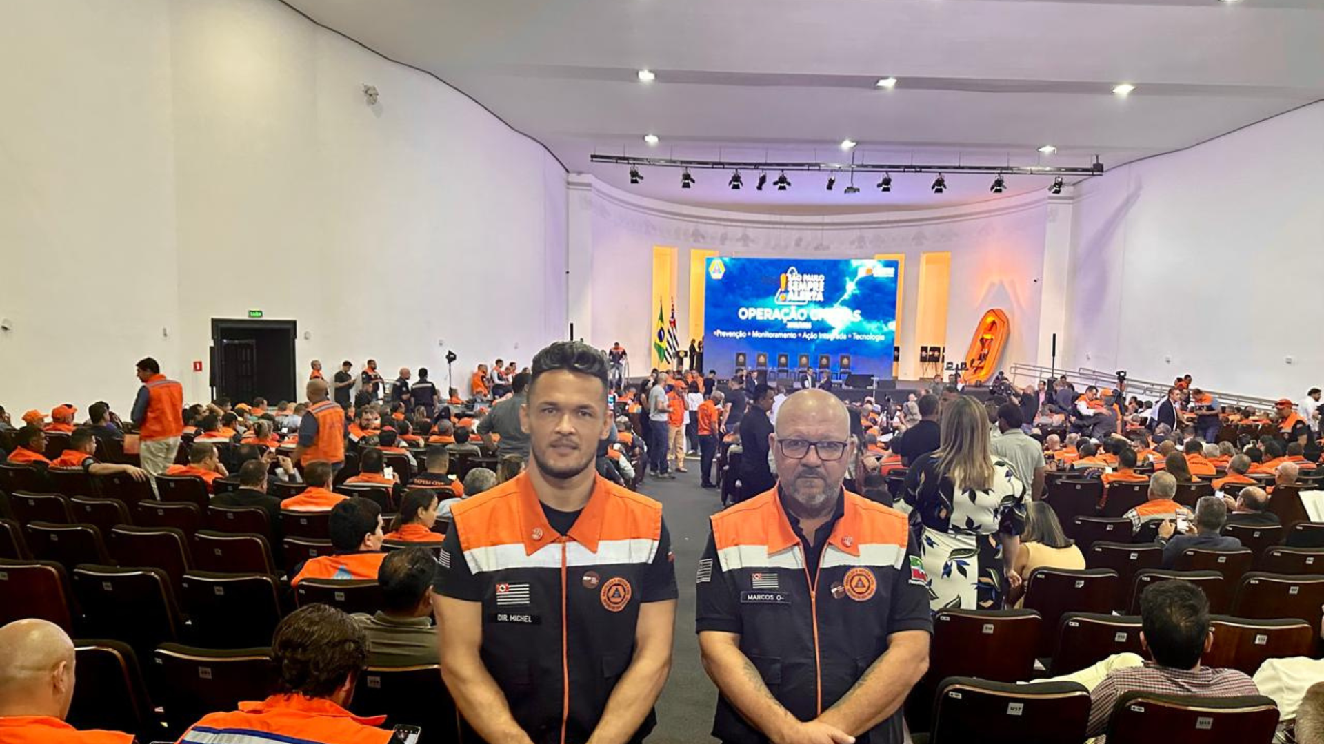 Pinda participa do lançamento da campanha SP Sempre Alerta — Operação Chuvas