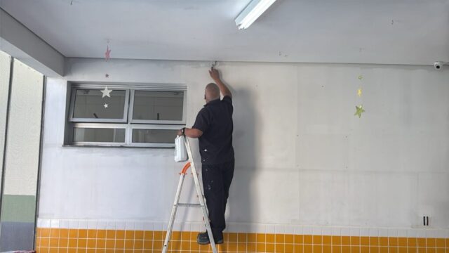 Manutenção em escolas avança durante as férias escolares 02