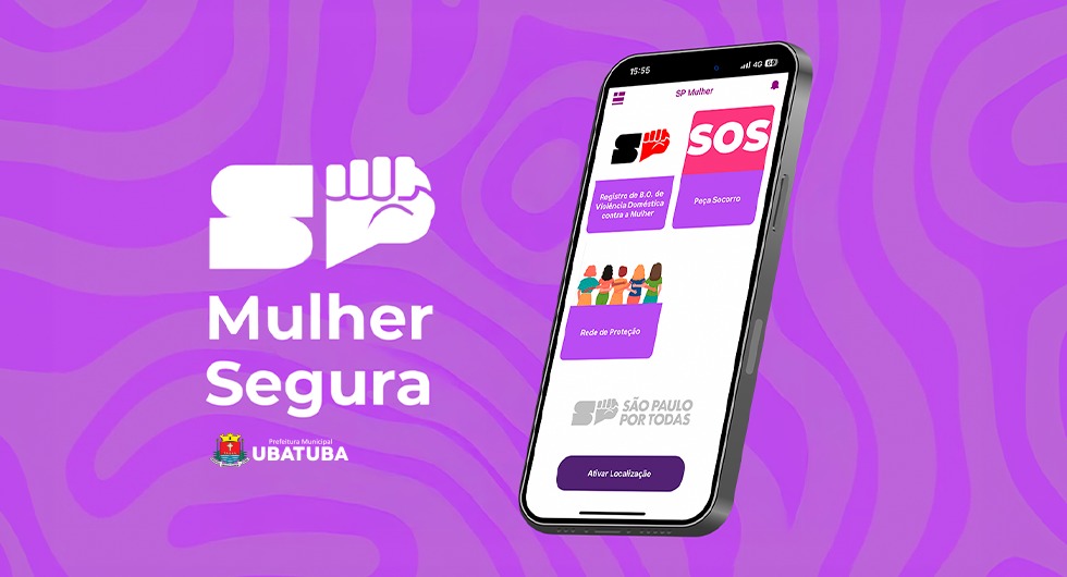 Mulheres de Ubatuba podem acessar aplicativo SP Mulher Segura – Prefeitura Municipal de Ubatuba