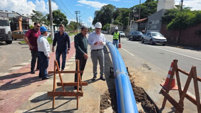 Sabesp inicia obras de reforço do sistema de abastecimento de água para eliminar transtornos para moradores da região do Araretama 04