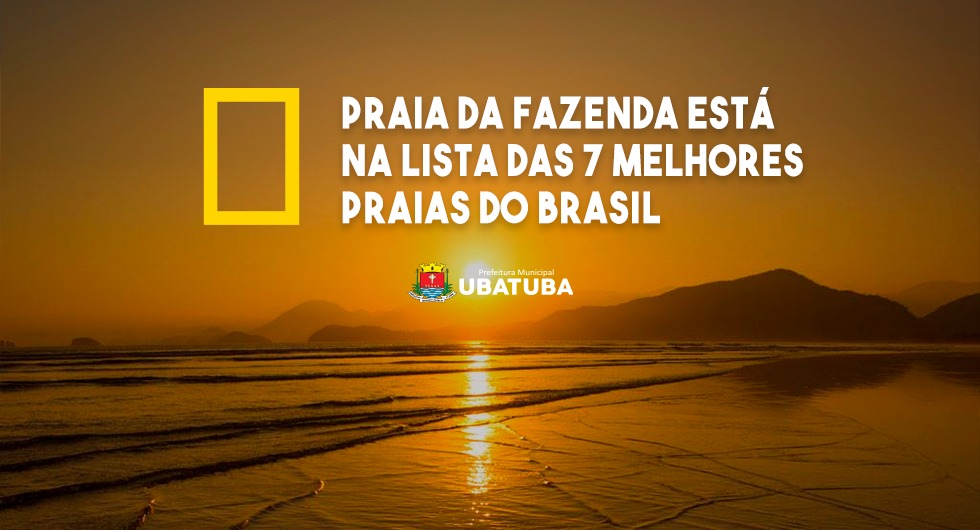 Praia da Fazenda está na lista das 7 melhores praias do Brasil – Prefeitura Municipal de Ubatuba