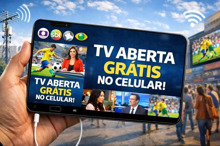 TV aberta no celular de graça já é uma realidade