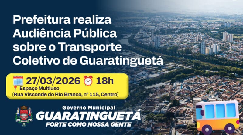 Audiência pública do transporte coletivo em Guaratinguetá