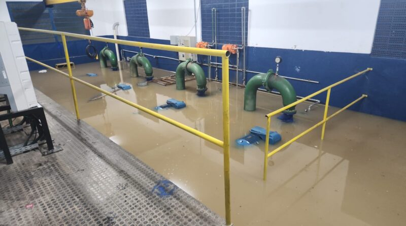 Guaratinguetá sem água nesta sexta-feira (06/03) diz SAEG  após enchente na ETA