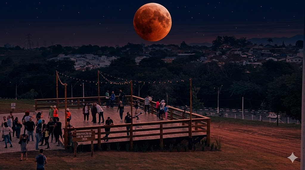 Lua de Sangue 2026 visível no Brasil
