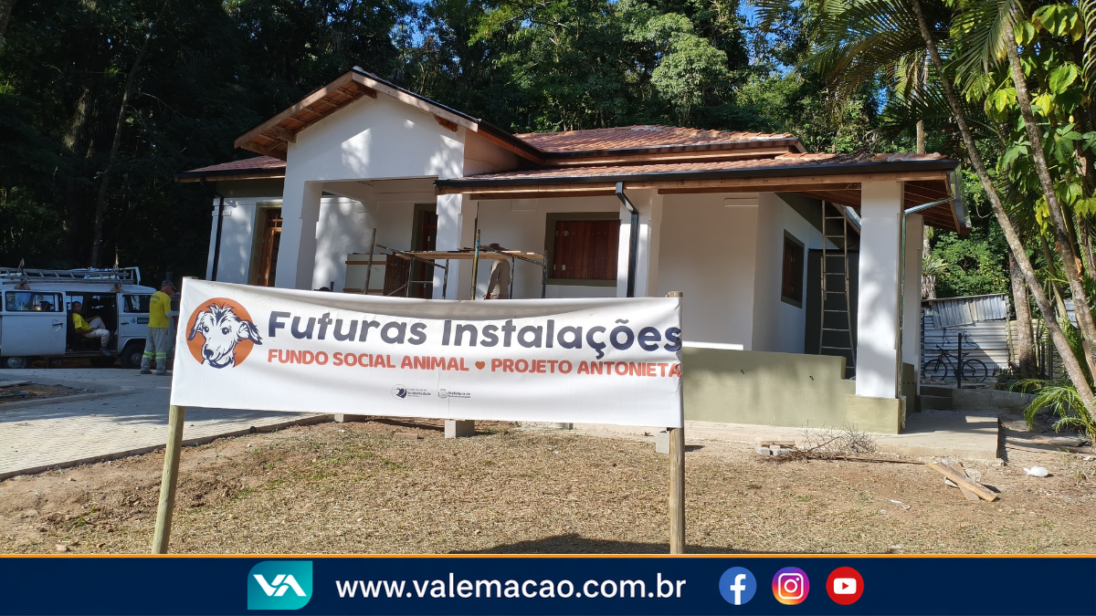 Sede do Fundo Social Animal em Pindamonhangaba será entregue dia 30 de abril