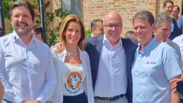 Prefeito Ricardo Piorino almoça com governador Tarcísio e discute mais investimentos pra Pinda