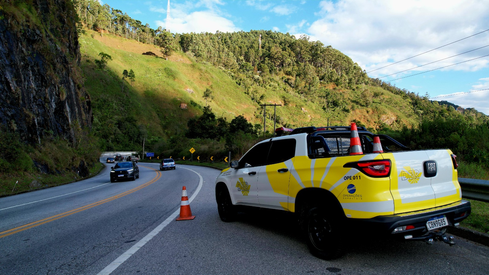 cavalos soltos na Rodovia Oswaldo Cruz